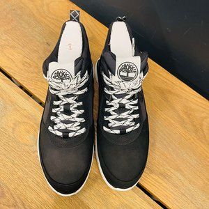 TIMBERLAND WOMEN'S FIELD TREKKER MID BLACK NUBUCK W WHITE A2J6C ALL SIZES